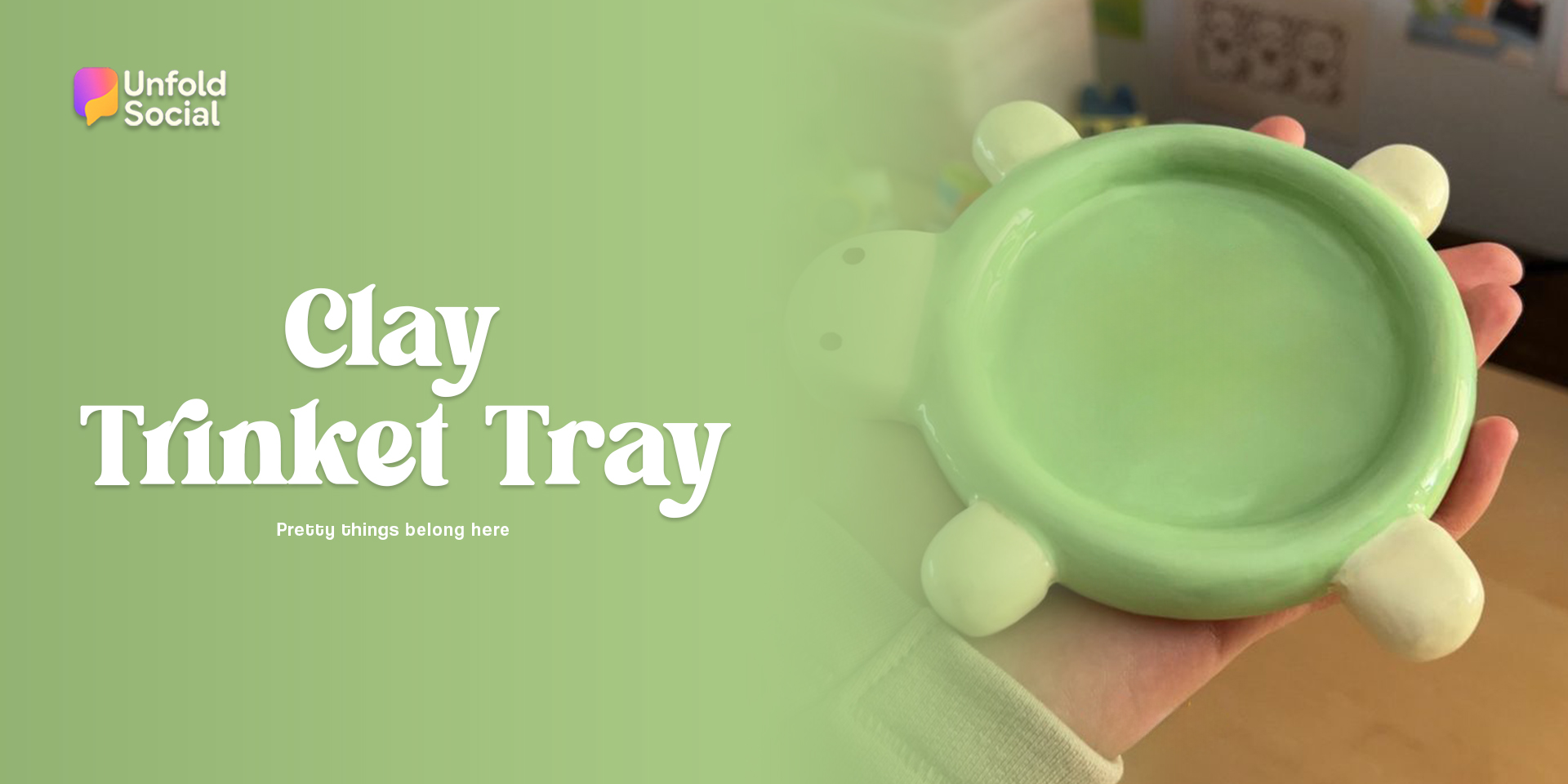 Clay Trinket Tray
